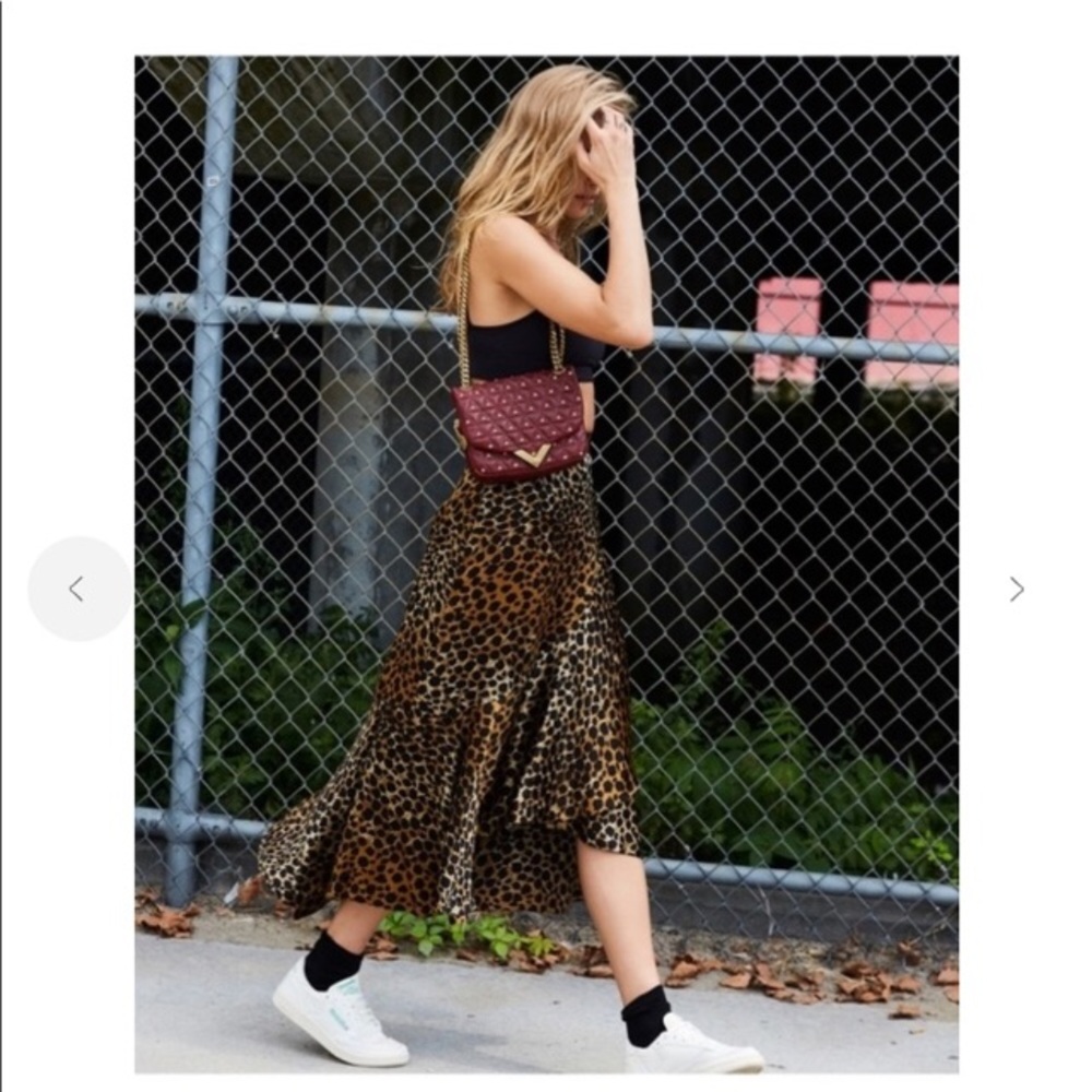 The Kooples leopard print silk skirt sold out!!!